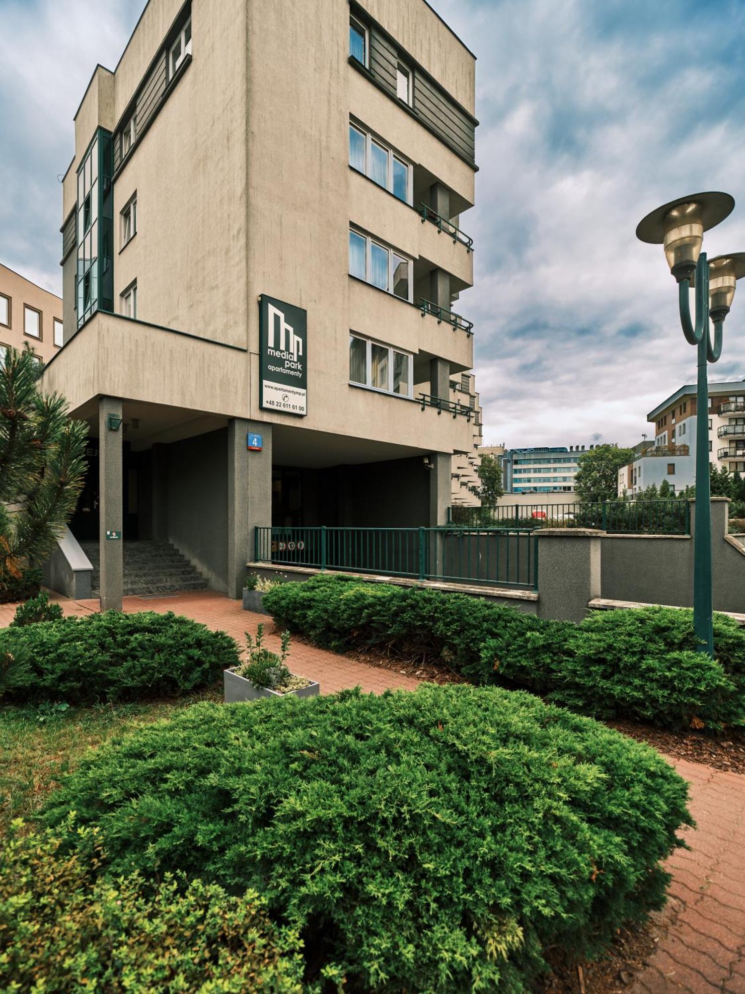 Apartamenty Media Park Varsó Kültér fotó